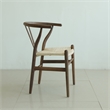 Pemberly Row Set of 2 Mid-Century Dining Chairs - Black Walnut