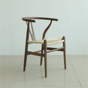 Pemberly Row Set of 2 Mid-Century Dining Chairs - Black Walnut