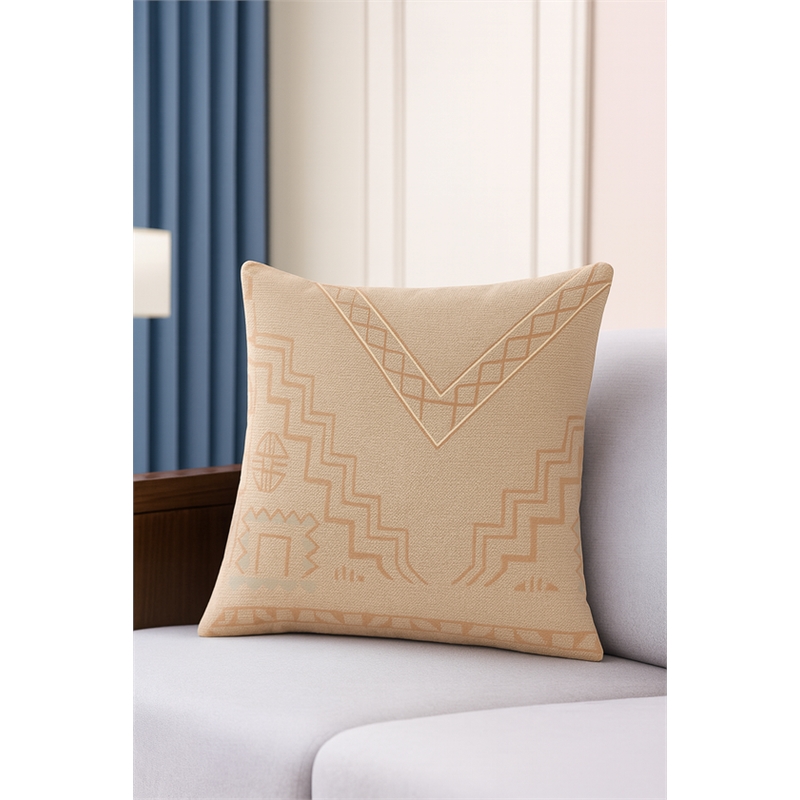 Pemberly Row Luxurious Accent Cushion Cover Only in Multi Color