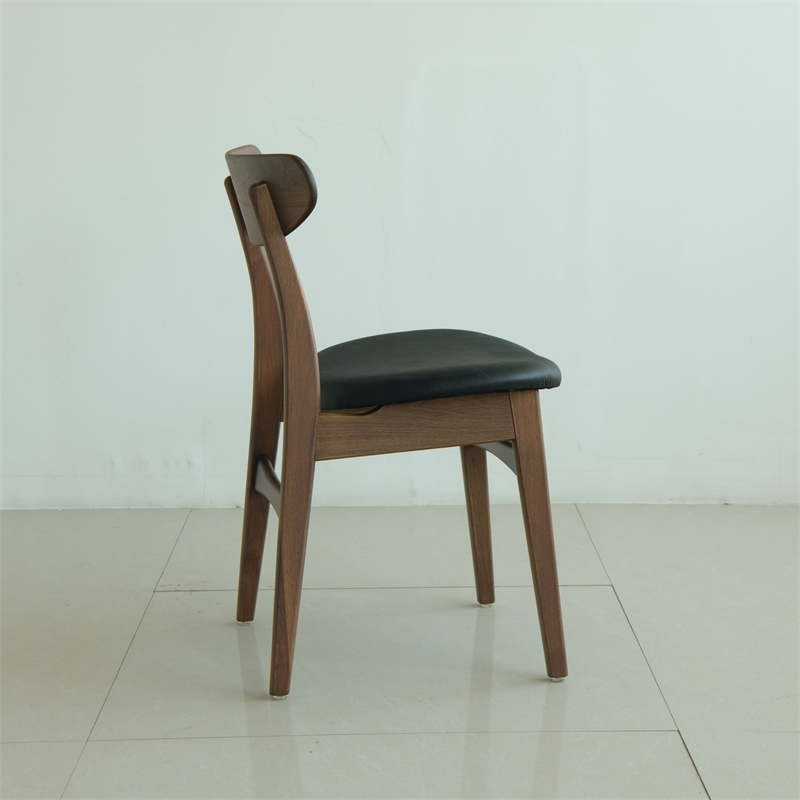 Pemberly Row Contemporary Black Walnut Dining chair (Set of 4)