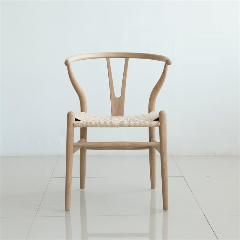 Pemberly Row Modern Mid-Century Oak Dining Chairs (Set of 4)
