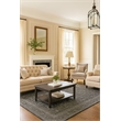 Pemberly Row Tibet Soft Washable Non Slip Area Rug (5.7' x 7.8')