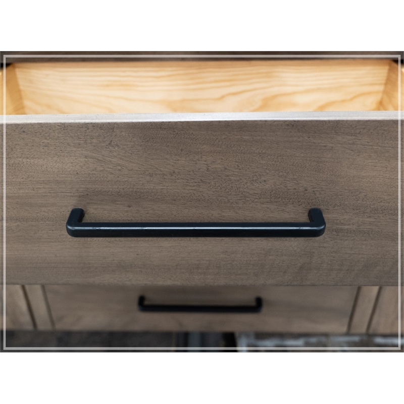 Pemberly Row Solid Wood Multi purpose Console/ Sideboard in Brown