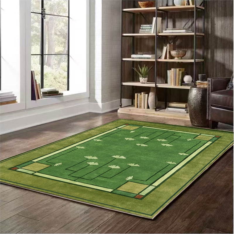 Pemberly Row Arts and Crafts Soft Washable Non Slip Area Rug (3' x 5')