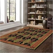 Pemberly Row Arts and Crafts Soft Washable Non Slip Area Rug (5.7' x 7.8')