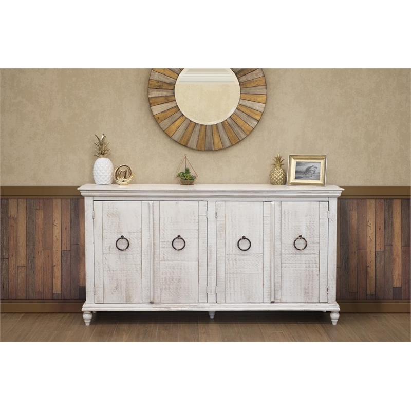 Pemberly Row Contemporary Pine Wood 73