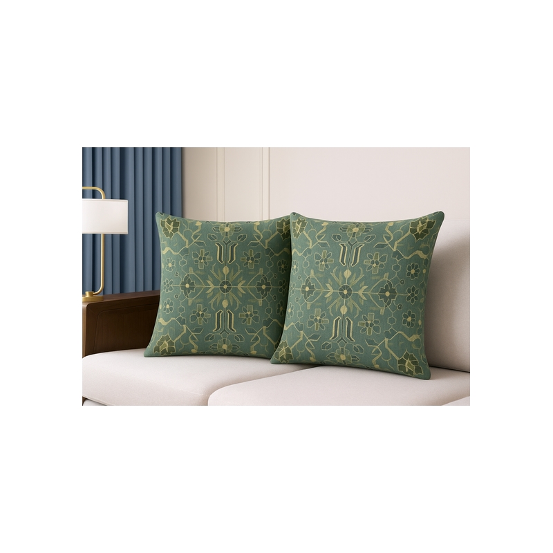 Pemberly Row Luxurious Accent Cushion Cover Only in Multi Color