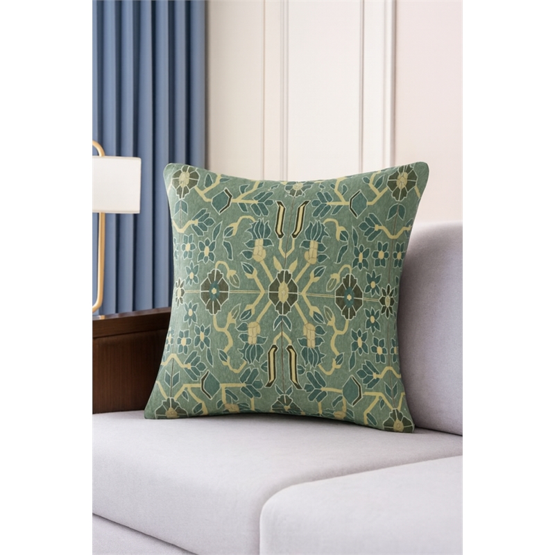 Pemberly Row Luxurious Accent Cushion Cover Only in Multi Color