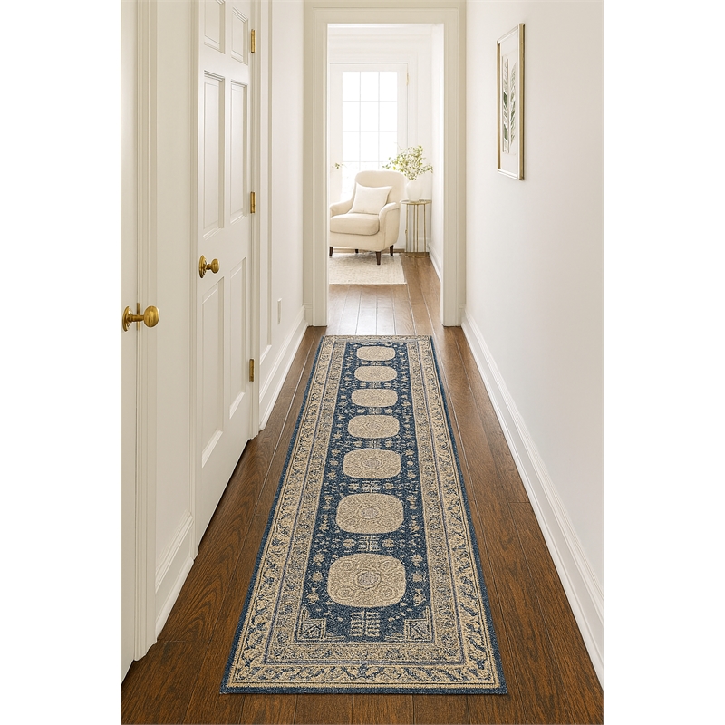 Pemberly Row Ushak Soft Washable Non Slip Area Rug (2'7