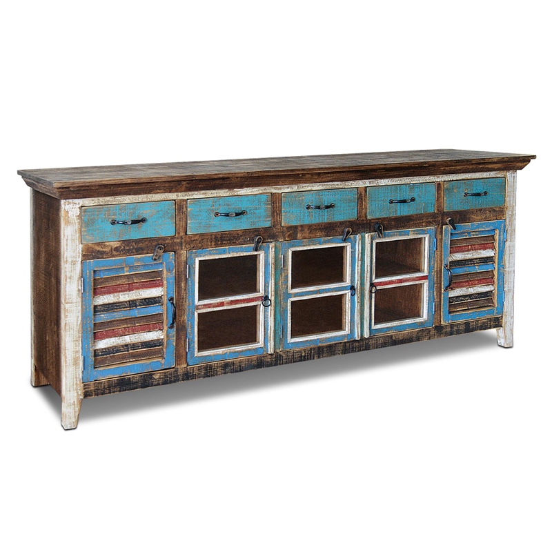 Pemberly Row Contemporary Solid Wood 82