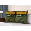 Pemberly Row Luxury Arts & Crafts Sofa 2 Cushion Covers Only in Multi Color
