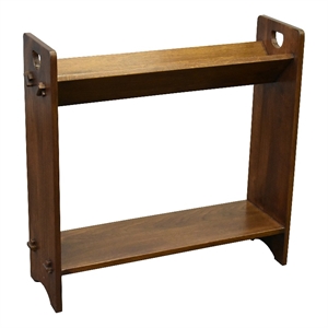 Pemberly Row Mission / Arts and Crafts Book and Magazine Stand - Walnut