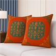 Pemberly Row Luxurious Accent Cushions Cover + Insert in Multi Color