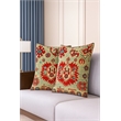 Pemberly Row Luxurious Accent 2 Cushion Covers + Inserts in Multi Color