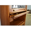 Pemberly Row 4 Stack Barrister Bookcase - Light Brown Walnut