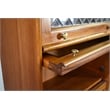 Pemberly Row 4 Stack Barrister Bookcase - Light Brown Walnut