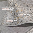 Pemberly Row Serapi Soft Washable Non Slip Area Rug (5.7' x 7.8')