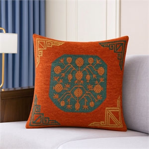 Pemberly Row Luxurious Accent 2 Cushion Covers + Inserts in Multi Color