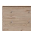 Pemberly Row Set of 2 6-Drawer Double Dresser & Cream Boucle Fabric Queen Bed