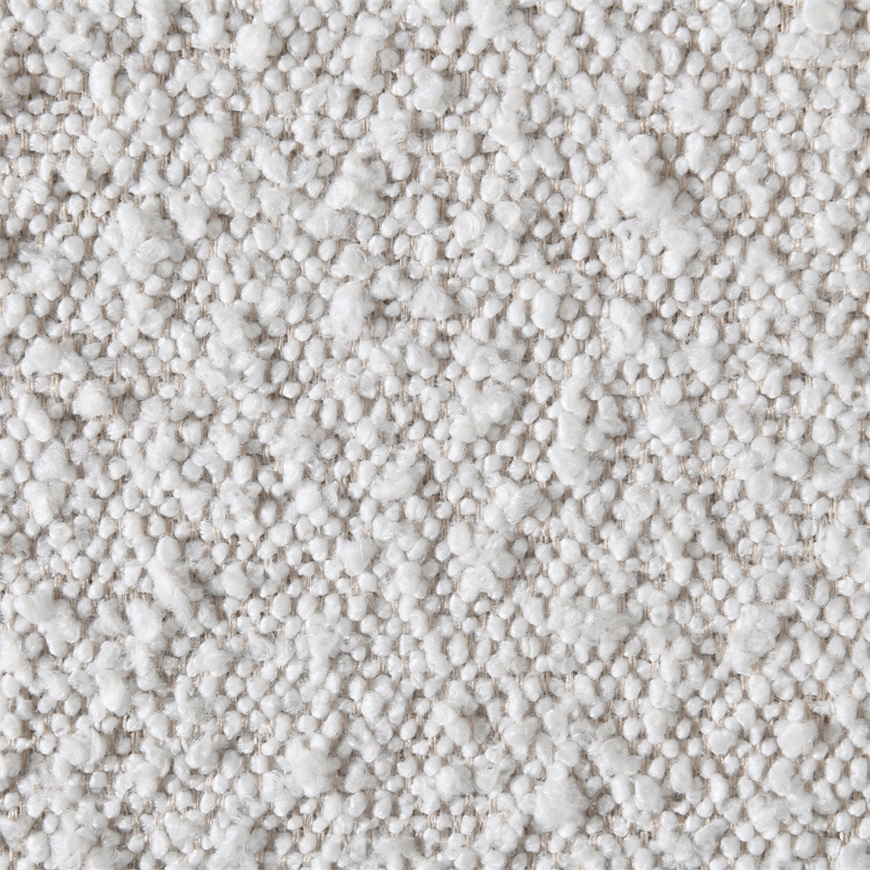 Pemberly Row Set of 2 8-Drawer Double Dresser & Cream Boucle Fabric Full Bed