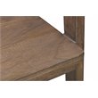 Pemberly Row Mid-Century Solid Wood Arm Chair in Dark Brown (Set of 1)