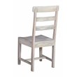 Pemberly Row Traditional Solid Wood Dining Chairs (Set of 2) in White