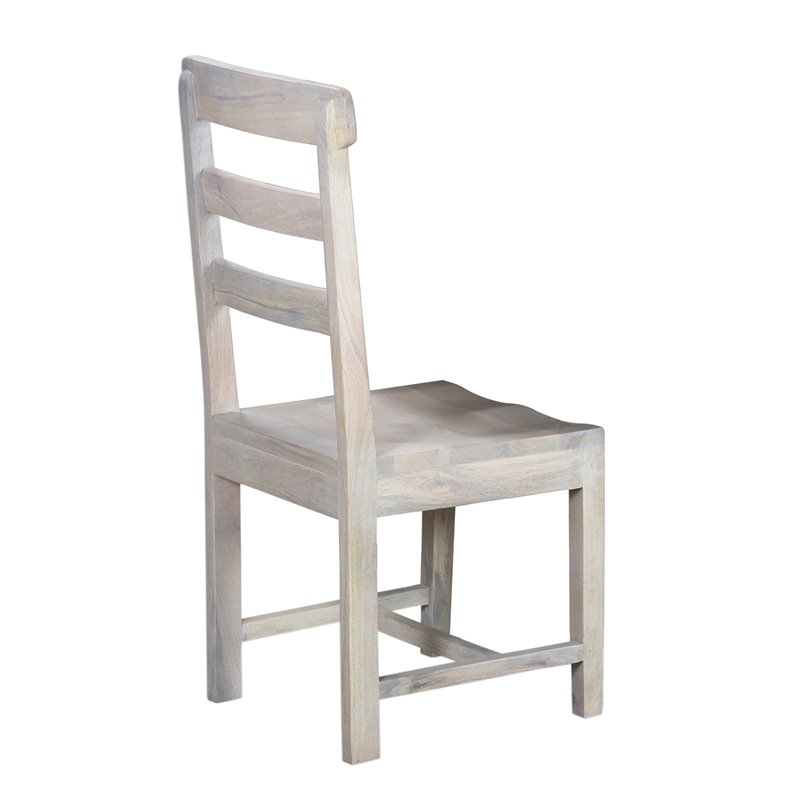 Pemberly Row Traditional Solid Wood Dining Chairs (Set of 2) in White