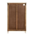 Pemberly Row 6-drawer Floral Carved Solid Wood Chest in White