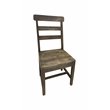 Pemberly Row Solid Wood Dining Chairs (Set of 2) in Dark Brown