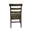 Pemberly Row Solid Wood Dining Chairs (Set of 2) in Dark Brown
