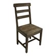 Pemberly Row Solid Wood Dining Chairs (Set of 2) in Dark Brown