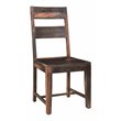 Pemberly Row Solid Wood Dining Chairs (Set of 2) in Dark Brown