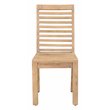 Pemberly Row Farmhouse Solid Wood Dining Chairs in Brown (Set of 2)