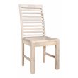 Pemberly Row Farmhouse Solid Wood Dining Chairs in White (Set of 2)