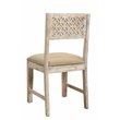 Pemberly Row Farmhouse Solid Wood Dining Chairs (Set of 2) in White