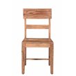 Pemberly Row Mid-Century Solid Wood Dining Chairs (Set of 2) in Brown