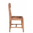 Pemberly Row Mid-Century Solid Wood Dining Chairs (Set of 2) in Brown