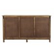 Pemberly Row 6-drawer 2-Door Carved Solid Wood Sideboard in White