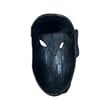 Pemberly Row Handcrafted Solid Wood Decorative Mask in Black