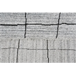 Pemberly Row 5' x 8' Abstract Wool Area Rug in White/Dark Gray