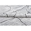 Pemberly Row 5' x 8' Abstract Wool Area Rug in White/Dark Gray