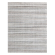 Pemberly Row 8' x 10' Abstract Stripe Wool Area Rug in Gray Multicolor