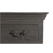 Pemberly Row Farmhouse 7-drawer Solid Wood Dresser in Dark Brown
