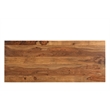 Pemberly Row 4-drawer Live Edge Solid Wood Writing Desk in Brown