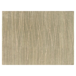 Pemberly Row 5' x 8' Contemporary Abstract Wool Area Rug in Beige