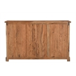Pemberly Row Mid-Century 6-drawer Live Edge Solid Wood Dresser in Brown