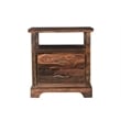 Pemberly Row 3-piece Solid Wood King Bedroom Set in Dark Brown