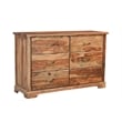 Pemberly Row 3-piece Live Edge Solid Wood Bedroom Set in Brown