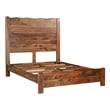 Pemberly Row 3-piece Live Edge Solid Wood Bedroom Set in Brown