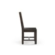 Pemberly Row Solid Wood Dining Chairs (Set of 2) in Dark Brown
